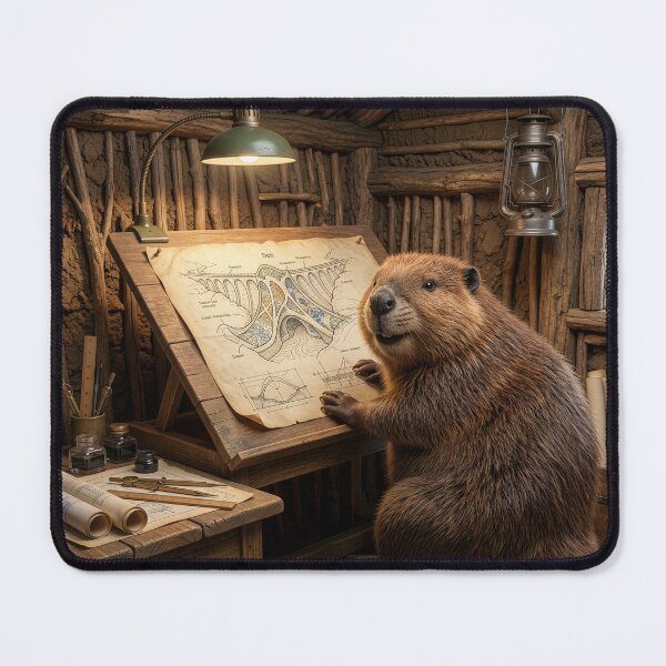 Item preview, Beaver Engineer Designs Gaudi-Style Dam designed and sold by Tridentulus.