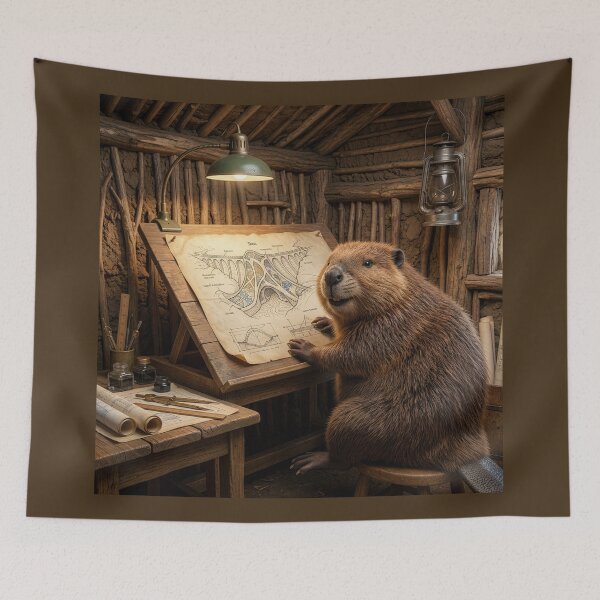 Item preview, Beaver Engineer Designs Gaudi-Style Dam designed and sold by Tridentulus.