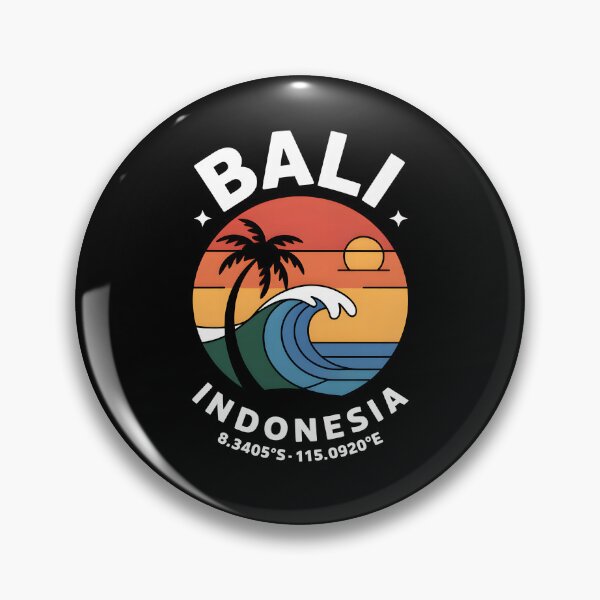 Item preview, Bali Indonesia Coordinate Sunset Beach designed and sold by MooonTees.