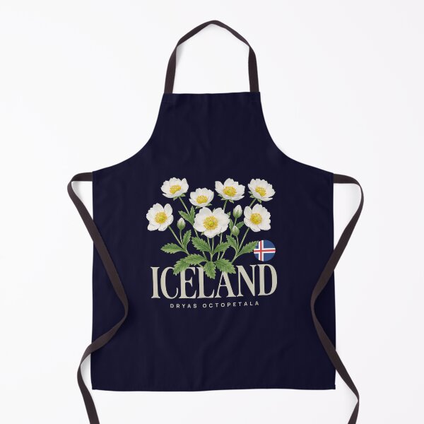 Item preview, Iceland National Flower Dryas Octopetala Floral Art designed and sold by LinaValearte.