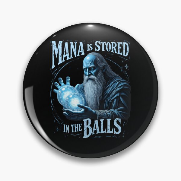 Item preview, MANA IS STORED IN THE BALLS designed and sold by LunaMagicStudio.