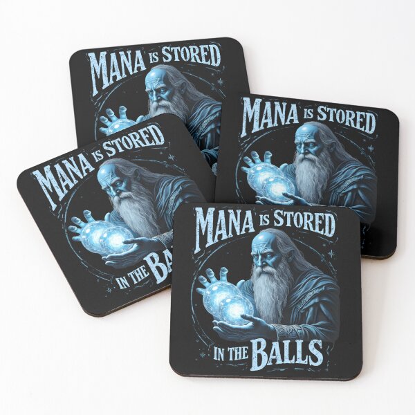 Item preview, MANA IS STORED IN THE BALLS designed and sold by LunaMagicStudio.