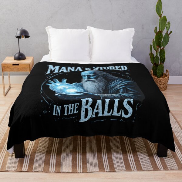 Item preview, MANA IS STORED IN THE BALLS designed and sold by LunaMagicStudio.