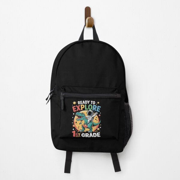 Item preview, First day back to School 1st grade Astronaut Dinosaur boys designed and sold by DigitaldeligArt.