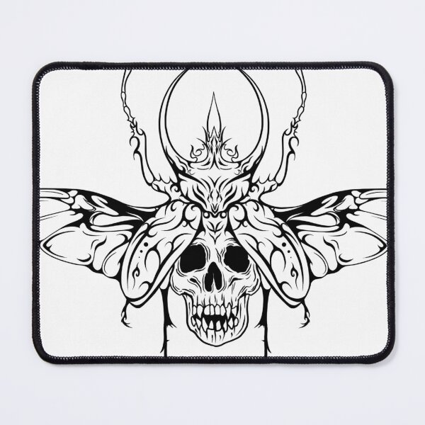 Item preview, Gothic Beetle Skull  designed and sold by MORIANO TATTOOS.