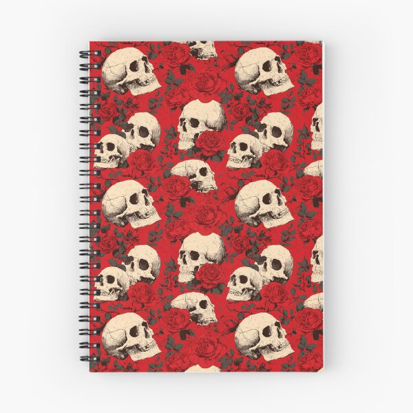 Item preview, Skulls and Roses, Gothic Romantic Pattern designed and sold by Raul Divaine.