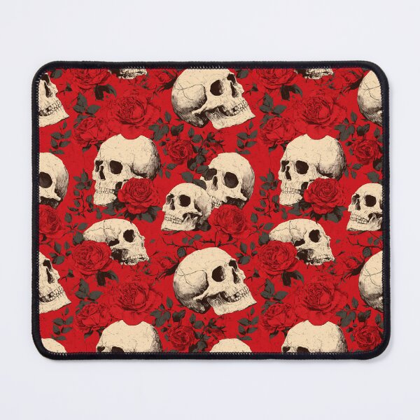 Item preview, Skulls and Roses, Gothic Romantic Pattern designed and sold by Raul Divaine.