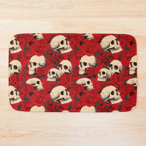 Item preview, Skulls and Roses, Gothic Romantic Pattern designed and sold by Raul Divaine.