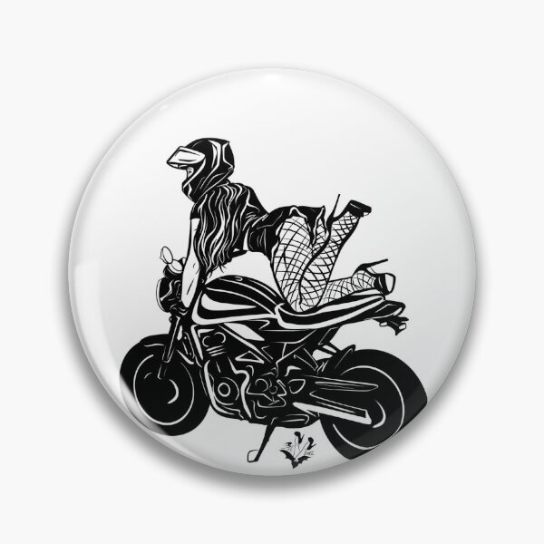 Item preview, Biker Girl 3 designed and sold by ILoveBatsArt.