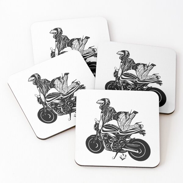 Item preview, Biker Girl 3 designed and sold by ILoveBatsArt.