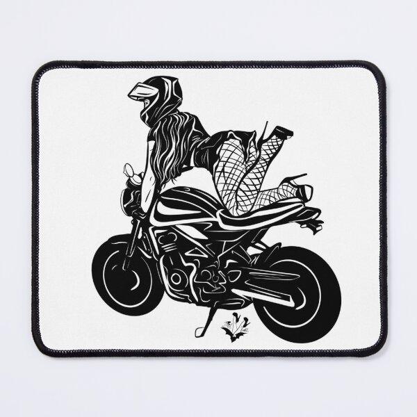 Item preview, Biker Girl 3 designed and sold by ILoveBatsArt.