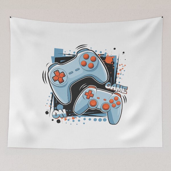Item preview, Game On Gaming Controllers Player Mode Design designed and sold by CleanDecor.