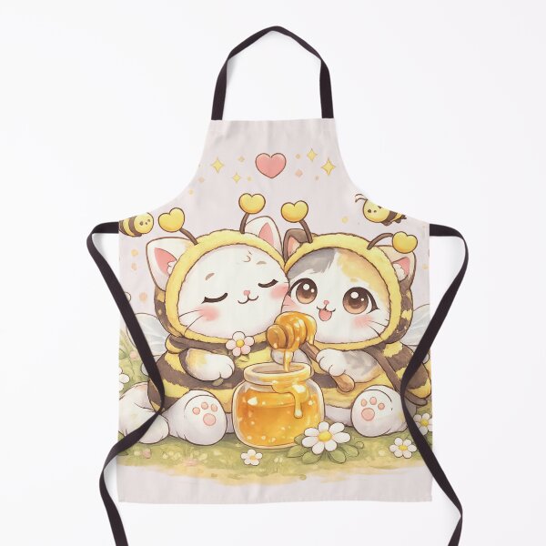 Item preview, Mochi & Lumi – Sweet Bee Cats Honey Love designed and sold by Mochi Studio.