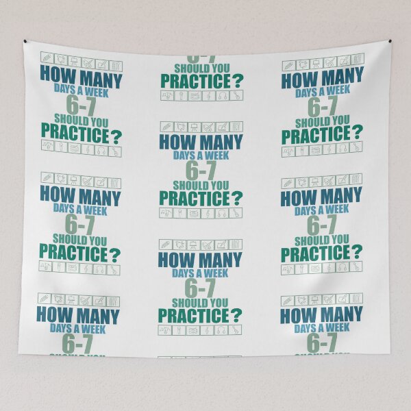 Item preview, How Many Days A Week Should You Practice 67 designed and sold by PolaMaku.
