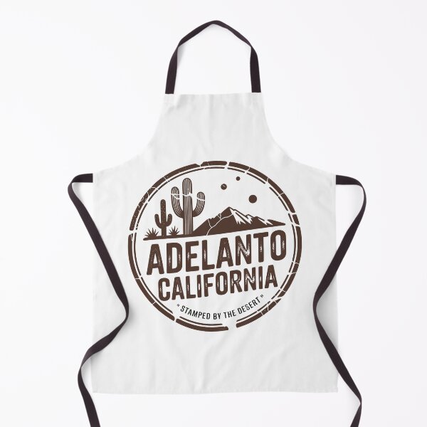 Item preview, Adelanto California – Rustic Monochrome Desert Crest designed and sold by JessArty ⭐⭐⭐⭐⭐.