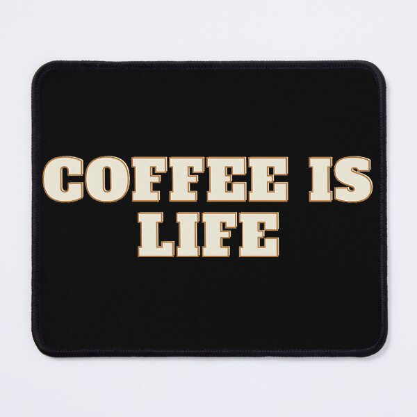 Item preview, Coffee is Life - Funny Typography Quote for Mugs, Phone Cases, Tote Bags and Stickers designed and sold by Badzin299.