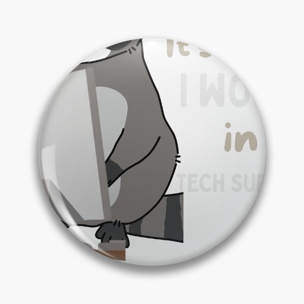 Item preview, It’s Okay I Work in Tech Support Funny Raccoon IT Shirt designed and sold by HOUSE OF TIST.