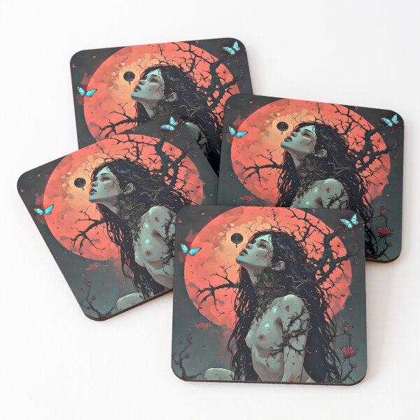 Item preview, Witchcraft Rituals Blood Moon Witch  designed and sold by Neer arts.