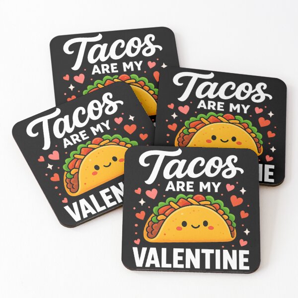 Item preview, Tacos Are My Valentine - Cute Kawaii Taco Love  designed and sold by ZBIFBOUETLA.