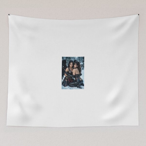 Item preview, Dark Winged Warriors in Snow Blizzard designed and sold by CathryneDelamort.