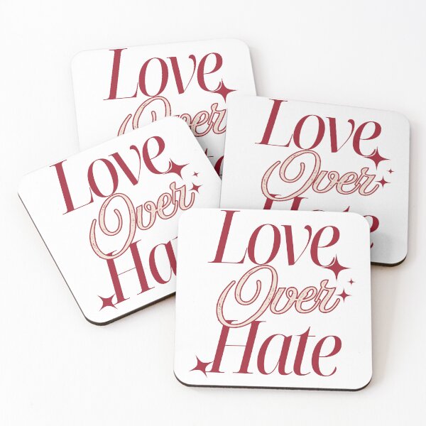 Item preview, Love over hate designed and sold by JosueShop101.