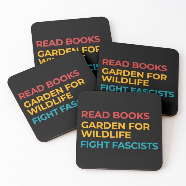 Item preview, Read Books Garden For Wildlife Fight Fascists designed and sold by Eh Plus Designs.