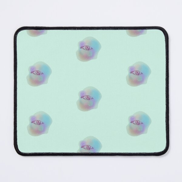 Item preview, Splatter Paint Colorful Eye Sticker Blue Stickers Prints Posters Wall Art Magnet Home Coffee Cup Decoration TShirt Stationary Notebook Magnet Hat Kitchen Work School Office Redbubble Shop designed and sold by Saritas Boutique Shop.