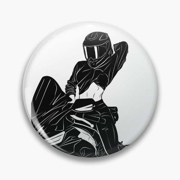 Item preview, Biker Girl 5 designed and sold by ILoveBatsArt.