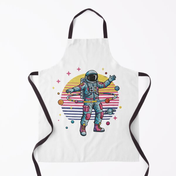 Item preview, Astronaut Hula Hooping with Saturn Rings Space designed and sold by TeeARTHY.