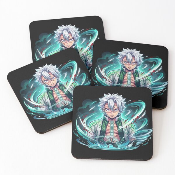 Item preview, Sanemi Shinazugawa Wind Hashira Anime Glow Art designed and sold by Innova_Creations.
