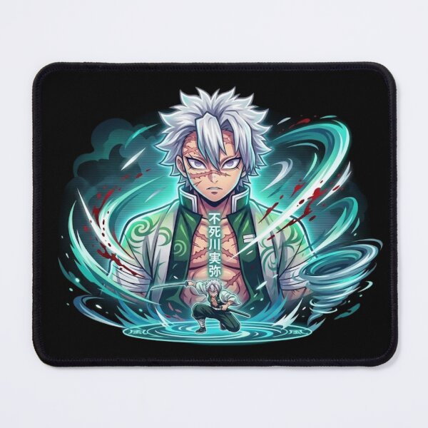 Item preview, Sanemi Shinazugawa Wind Hashira Anime Glow Art designed and sold by Innova_Creations.