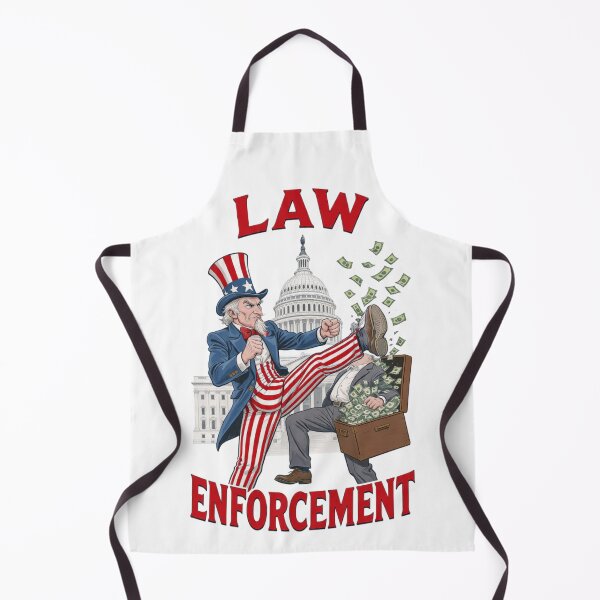 Item preview, Law Enforcement vs Corruption Political Cartoon – Justice Defeats Greed Government Art designed and sold by Williams Anderson.
