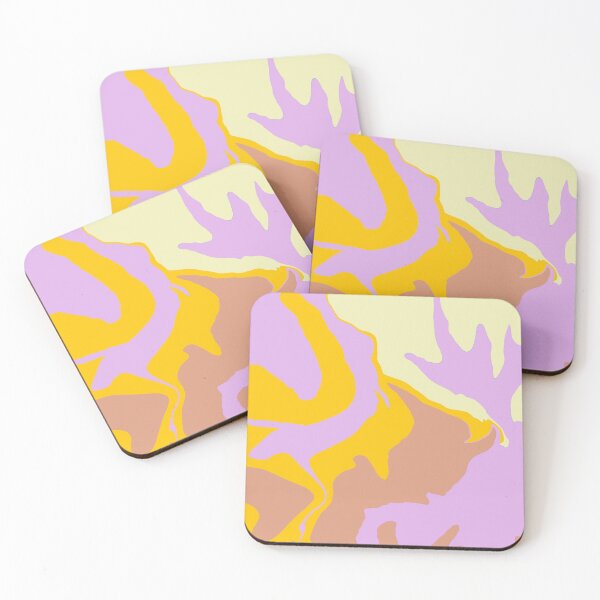 Item preview, Tie Dye Spring Sunset Purple Yellow Orange Pattern Stickers Prints Posters Wall Art Magnet Home Coffee Cup Decoration TShirt Stationary Notebook Magnet Hat Kitchen Work School Office Redbubble Shop designed and sold by Saritas Boutique Shop.
