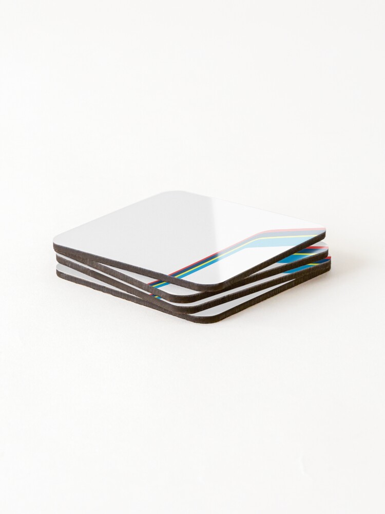 Thumbnail 4 of 5, Coasters (Set of 4), Iconic French Rally Racing Livery designed and sold by ApexFibers.