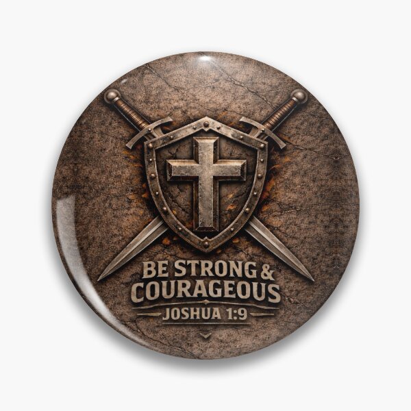 Item preview, Joshua 1:9 Sword and Shield of Faith designed and sold by BreezyDawnDesigns.