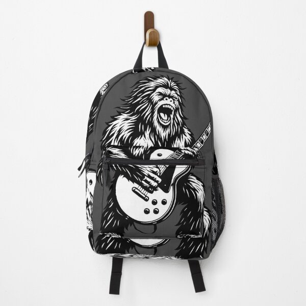 Item preview, Bigfoot Rock Guitarist – Sasquatch Shredding An Electric Guitar Art designed and sold by WilderRoads.
