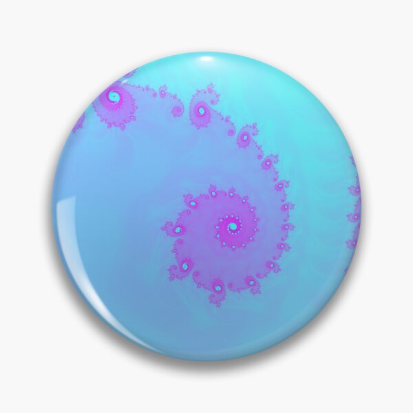 Item preview, Aqua Violet Fractal Abstract Artwork designed and sold by Memes N Lore .