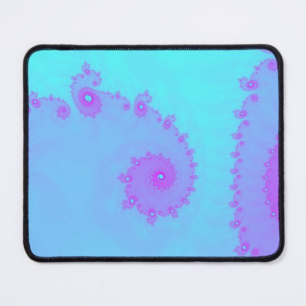 Item preview, Aqua Violet Fractal Abstract Artwork designed and sold by Memes N Lore .
