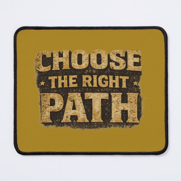 Item preview, Choose the Right Path Quote Typography Motivational Minimal Text Design. designed and sold by LunaPrintCo.