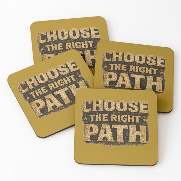 Item preview, Choose the Right Path Quote Typography Motivational Minimal Text Design. designed and sold by LunaPrintCo.