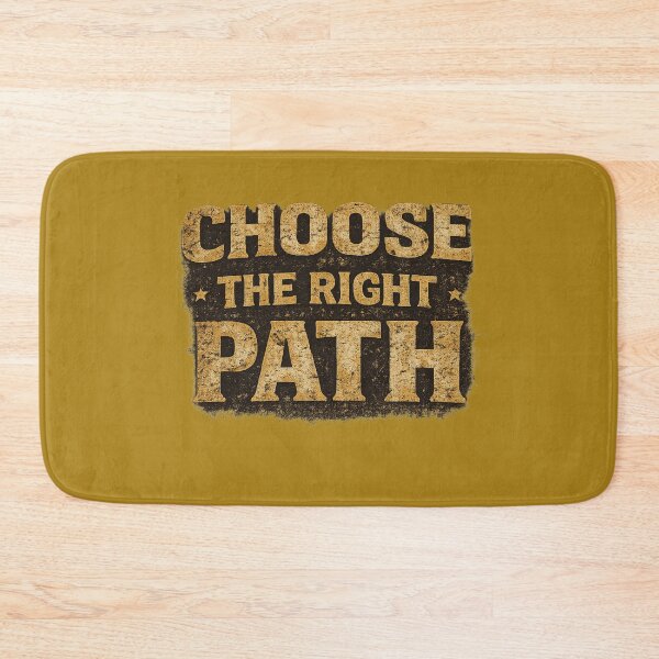 Item preview, Choose the Right Path Quote Typography Motivational Minimal Text Design. designed and sold by LunaPrintCo.