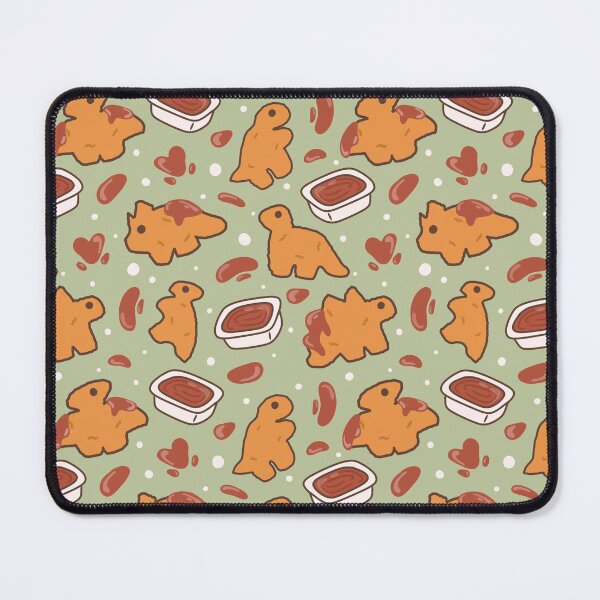 Item preview, dino nuggets ketchup kawaii food designed and sold by kaybowzie.