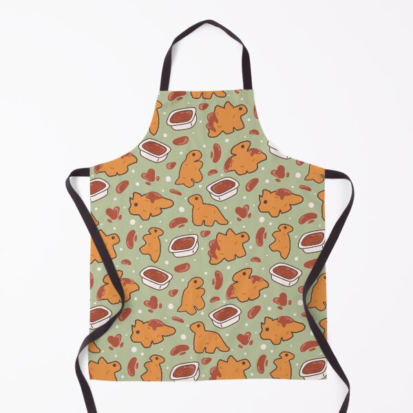 Item preview, dino nuggets ketchup kawaii food designed and sold by kaybowzie.