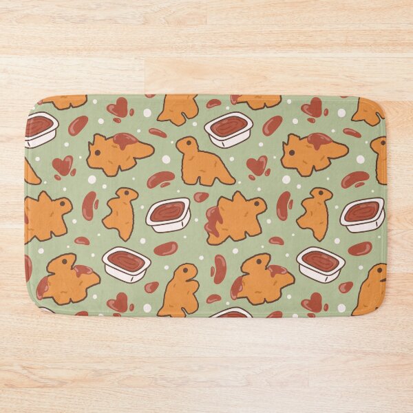 Item preview, dino nuggets ketchup kawaii food designed and sold by kaybowzie.