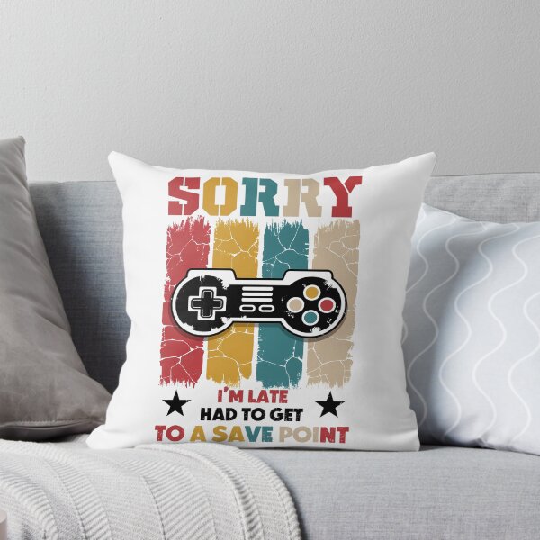 Item preview, Sorry I’m Late Gamer Save Point designed and sold by CleanDecor.