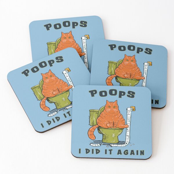 Item preview, Poops, I did it again, ginger version designed and sold by KilkennyCat Art.
