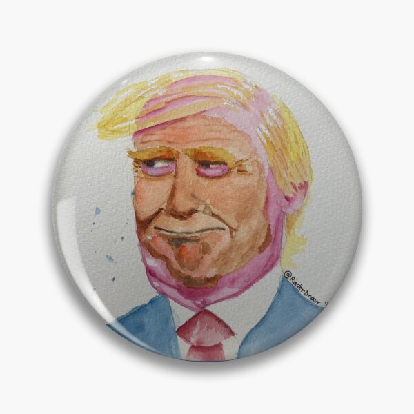 Item preview, Watercolor portrait derpy president designed and sold by RaderDraw.