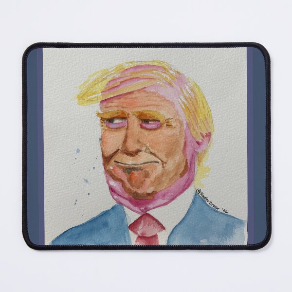 Item preview, Watercolor portrait derpy president  designed and sold by RaderDraw.