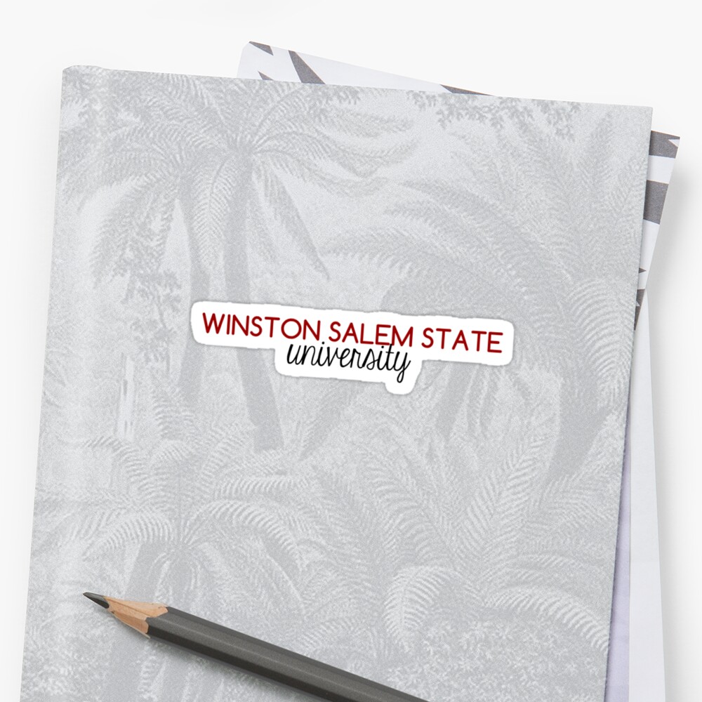 Winston Salem State University Stickers By Kamrynharris18 Redbubble 1988