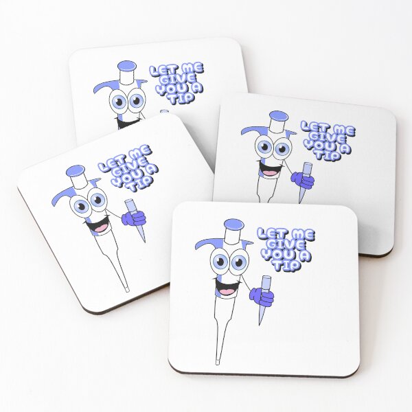 Item preview, Funny Science Pun – Blue Micropipette Giving a Tip – “Let Me Give You a Tip” Lab Humor designed and sold by spark2live.